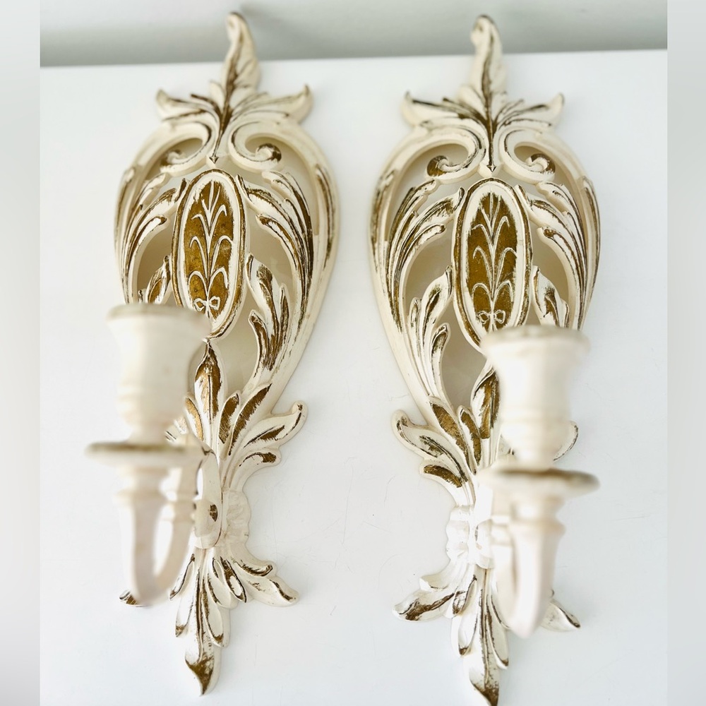 Parisian Cream Wall Sconces - Picture 7 of 9